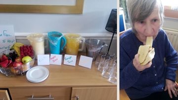 Glasgow care home celebrates Nutrition and Hydration week
